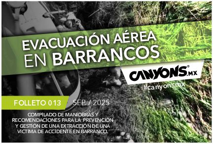 Evacuación áerea en barrancos